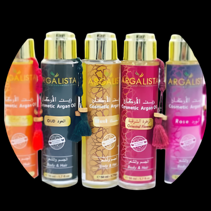 Huile d'argan parfumée