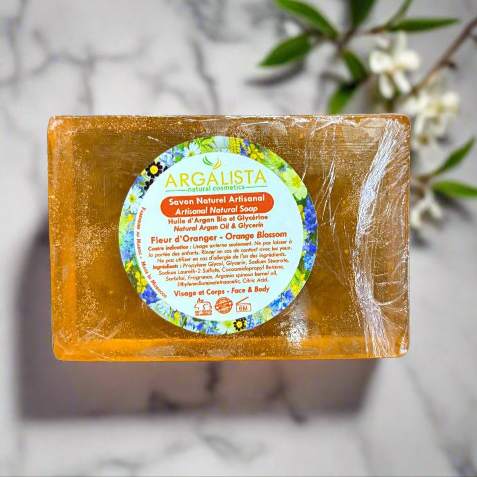Savon à la fleur d'oranger et à l'argan