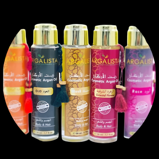 Huile d'argan parfumée