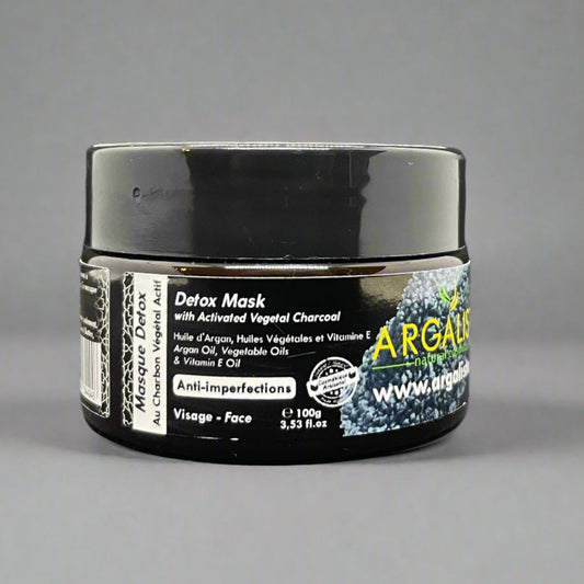 Masque détox au charbon