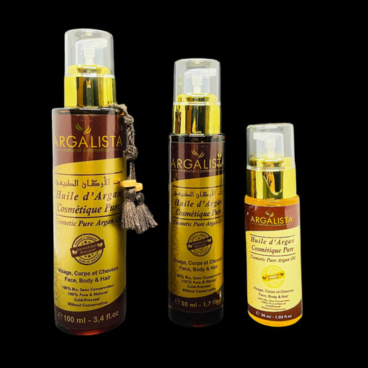 Huile d'argan pure cosmétique