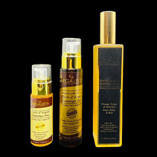 Huile d'argan pure cosmétique