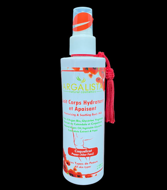 Lait corporel Akker Fassi (poudre de pavot)