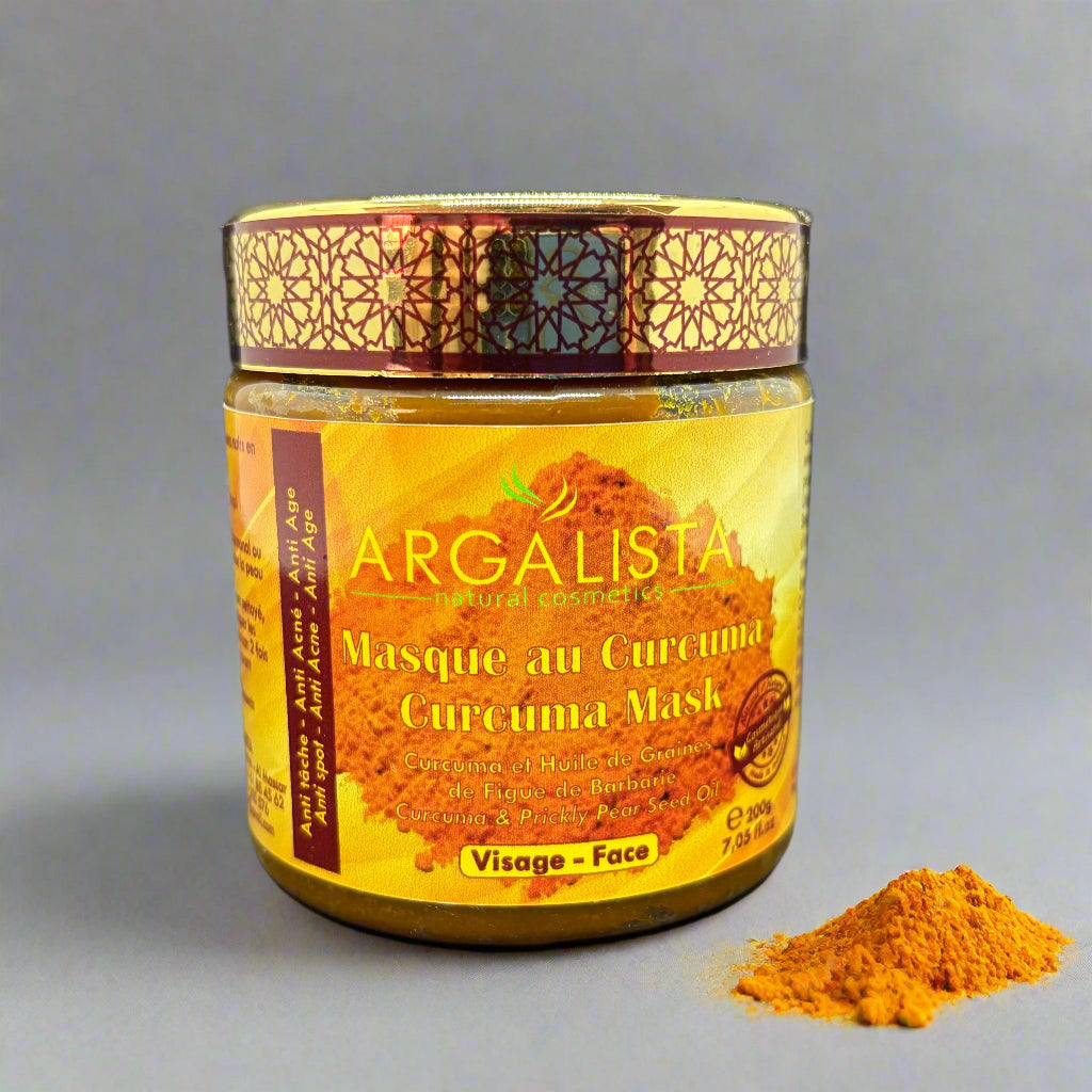 Masque visage au curcuma