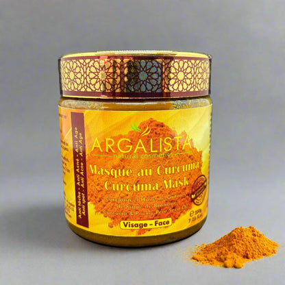 Masque visage au curcuma
