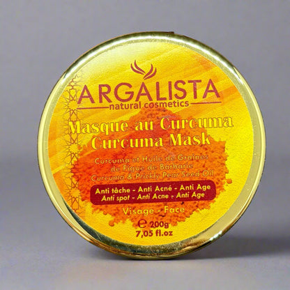 Masque visage au curcuma