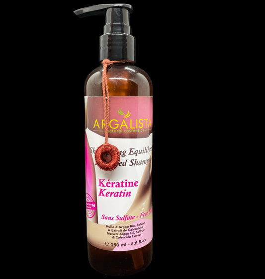 Shampoing à la kératine (sans sulfate)