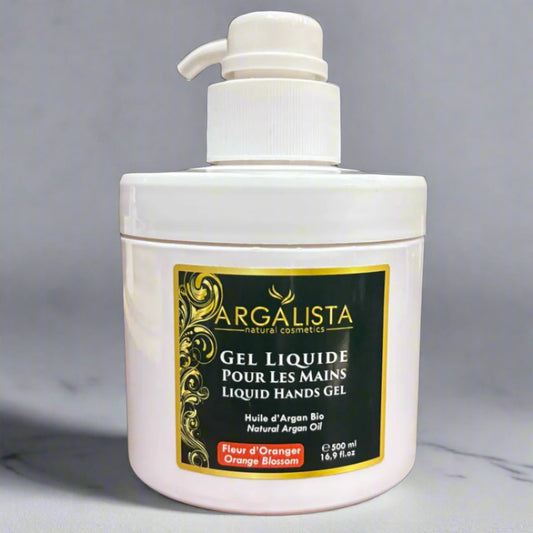 Gel liquide pour les mains à la fleur d'oranger