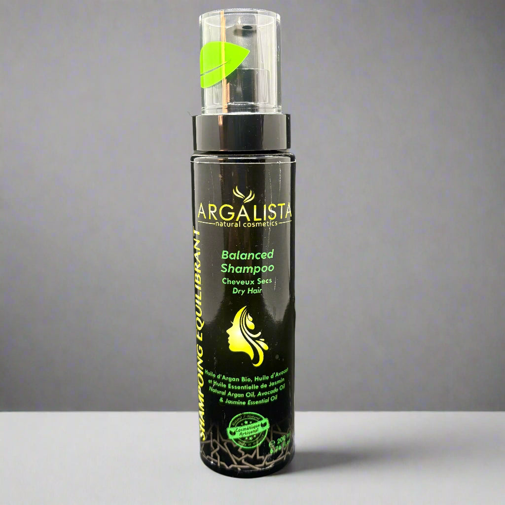 Shampoing à l'argan pour cheveux secs