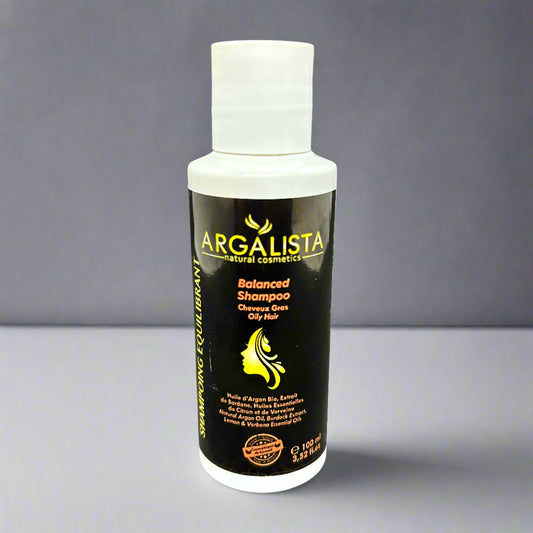 Shampoing à l'argan pour cheveux gras