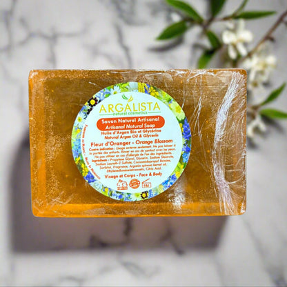 Savon à la fleur d'oranger et à l'argan