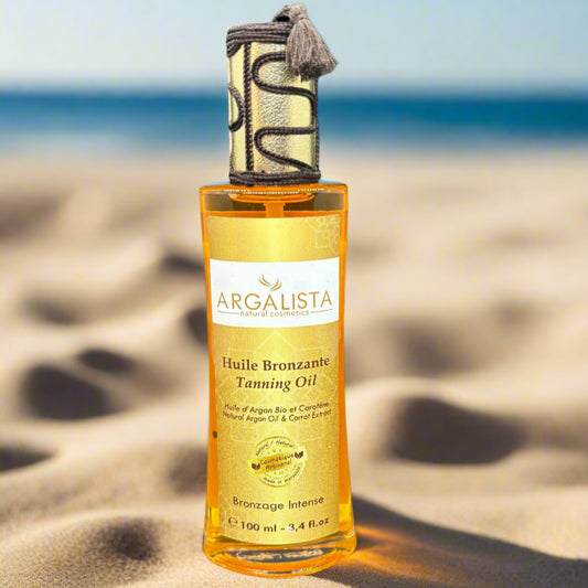Huile de bronzage